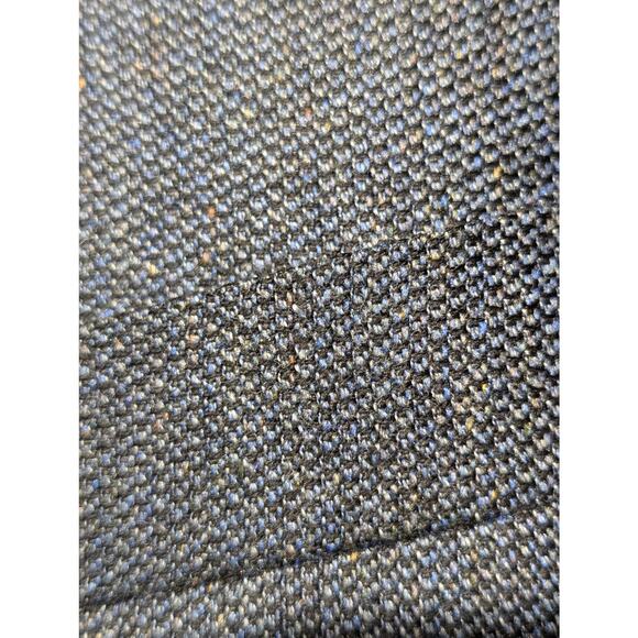 Zino Made in Italy Regent Blue Silk/Wool Two Button Men's Blazer Size 44R - Picture 3 of 8